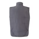Vesta captusita, bicolora, cu mai multe buzunare, Unisex, 2502E12883, Velilla, Poliester, Gri, L