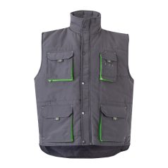   Vesta captusita, bicolora, cu mai multe buzunare, Unisex, 2502E12893, Velilla, Poliester, Gri, S