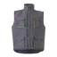 Vesta captusita, bicolora, cu mai multe buzunare, Unisex, 2502E12893, Velilla, Poliester, Gri, S