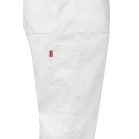 Salopeta din twill, Unisex, 2502E13851, Velilla, Poliester, Bumbac, Alb, 60