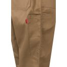 Salopeta din twill, Unisex, 2502E13902, Velilla, Poliester, Bumbac, Natur, 68