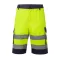 Pantaloni scurti cu buzunare multiple in doua culori, Unisex, 2502E11830, Velilla, Poliester, Bumbac, Galben, 2XL