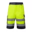 Pantaloni scurti cu buzunare multiple in doua culori, Unisex, 2502E11830, Velilla, Poliester, Bumbac, Galben, 2XL
