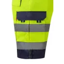 Pantaloni scurti cu buzunare multiple in doua culori, Unisex, 2502E11831, Velilla, Poliester, Bumbac, Galben, 3XL