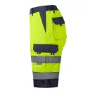 Pantaloni scurti cu buzunare multiple in doua culori, Unisex, 2502E11833, Velilla, Poliester, Bumbac, Galben, M