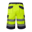 Pantaloni scurti cu buzunare multiple in doua culori, Unisex, 2502E11835, Velilla, Poliester, Bumbac, Galben, XL