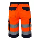 Pantaloni scurti cu buzunare multiple in doua culori, Unisex, 2502E11836, Velilla, Poliester, Bumbac, Portocaliu, 2XL