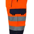 Pantaloni scurti cu buzunare multiple in doua culori, Unisex, 2502E11836, Velilla, Poliester, Bumbac, Portocaliu, 2XL