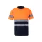 Tricou tehnic bicolor, Unisex, 2502E11127, Velilla, Poliester, Albastru, M