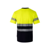   Tricou pique bicolor, Unisex, 2502E11092, Velilla, Bumbac, Poliester, Albastru, L