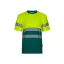 Tricou pique bicolor, Unisex, 2502E11110, Velilla, Bumbac, Poliester, Verde, S