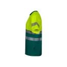 Tricou pique bicolor, Unisex, 2502E11110, Velilla, Bumbac, Poliester, Verde, S