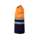 Tricou pique bicolor, Unisex, 2502E11097, Velilla, Bumbac, Poliester, Albastru, S