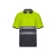 Tricou polo bicolor cu maneci scurte, Unisex, 2502E10754, Velilla, Bumbac, Poliester, Gri, L