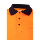 Tricou polo bicolor cu maneci scurte, Unisex, 2502E10749, Velilla, Bumbac, Poliester, Albastru, S