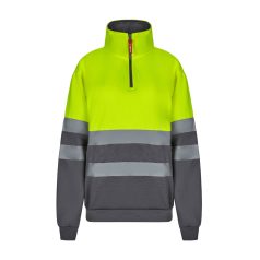   Bluza bicolora, Unisex, 2502E13630, Velilla, Poliester, Gri, L