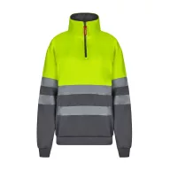   Bluza bicolora, Unisex, 2502E13631, Velilla, Poliester, Gri, M