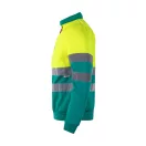 Bluza bicolora, Unisex, 2502E13637, Velilla, Poliester, Verde, M