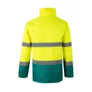 Jacheta Parka bicolora, Unisex, 2502E13603, Velilla, Poliester, Verde, 3XL