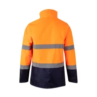   Jacheta Parka bicolora, Unisex, 2502E13595, Velilla, Poliester, Albastru, XL