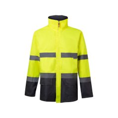   Jacheta Parka bicolora, Unisex, 2502E13580, Velilla, Poliester, Gri, 4XL