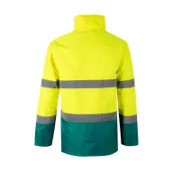   Jacheta Parka bicolora, Unisex, 2502E13583, Velilla, Poliester, Verde, 5XL