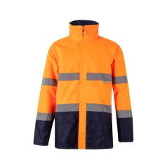  Jacheta Parka bicolora, Unisex, 2502E13577, Velilla, Poliester, Albastru, 4XL