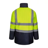   Jacheta Parka 4 in 1 in doua tonuri, Unisex, 2502E12351, Velilla, Poliester, Albastru, 4XL