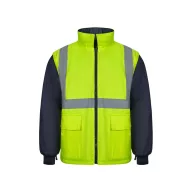   Jacheta Parka 4 in 1 in doua tonuri, Unisex, 2502E12351, Velilla, Poliester, Albastru, 4XL