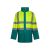Jacheta Parka 4 in 1 in doua tonuri, Unisex, 2502E12357, Velilla, Poliester, Verde, 4XL