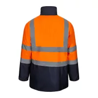   Jacheta Parka 4 in 1 in doua tonuri, Unisex, 2502E12352, Velilla, Poliester, Albastru, 4XL