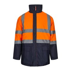   Jacheta Parka 4 in 1 in doua tonuri, Unisex, 2502E12354, Velilla, Poliester, Albastru, 5XL