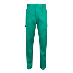   Pantaloni din twill cu buzunare multiple, Unisex, 2502E10850, Velilla, Poliester, Bumbac, Verde, 40