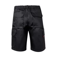   Pantaloni scurti din twill cu buzunare multiple, Unisex, 2502E11212, Velilla, Poliester, Bumbac, Negru, 52