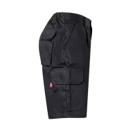   Pantaloni scurti din twill cu buzunare multiple, Unisex, 2502E11212, Velilla, Poliester, Bumbac, Negru, 52