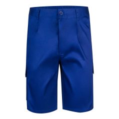   Pantaloni scurti din twill cu buzunare multiple, Unisex, 2502E11167, Velilla, Poliester, Bumbac, Albastru Royal, 60