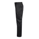 Pantaloni din twill cu mai multe buzunare, Unisex, 2502E12694, Velilla, Poliester, Bumbac, Negru, 42