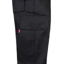 Pantaloni din twill cu mai multe buzunare, Unisex, 2502E12694, Velilla, Poliester, Bumbac, Negru, 42