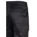 Pantaloni din twill cu mai multe buzunare, Unisex, 2502E12694, Velilla, Poliester, Bumbac, Negru, 42