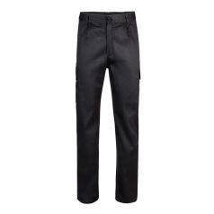   Pantaloni din twill cu mai multe buzunare, Unisex, 2502E12700, Velilla, Poliester, Bumbac, Negru, 56