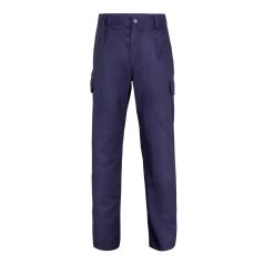   Pantaloni din twill cu mai multe buzunare, Unisex, 2502E12633, Velilla, Poliester, Bumbac, Albastru, 40