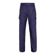   Pantaloni din twill cu mai multe buzunare, Unisex, 2502E12641, Velilla, Poliester, Bumbac, Albastru, 58