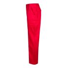 Pantaloni din twill cu mai multe buzunare, Unisex, 2502E12706, Velilla, Poliester, Bumbac, Rosu, 36