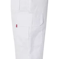   Pantaloni din twill cu mai multe buzunare, Unisex, 2502E12587, Velilla, Poliester, Bumbac, Alb, 38