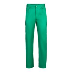   Pantaloni din twill cu mai multe buzunare, Unisex, 2502E12763, Velilla, Poliester, Bumbac, Verde, 62