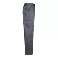   Pantaloni din twill cu mai multe buzunare, Unisex, 2502E12670, Velilla, Poliester, Bumbac, Gri, 56