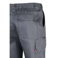   Pantaloni din twill cu mai multe buzunare, Unisex, 2502E12670, Velilla, Poliester, Bumbac, Gri, 56