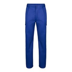   Pantaloni din twill cu mai multe buzunare, Unisex, 2502E12626, Velilla, Poliester, Bumbac, Albastru Royal, 58