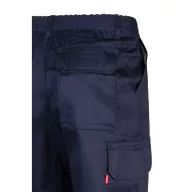   Pantaloni din twill cu mai multe buzunare, Unisex, 2502E12601, Velilla, Poliester, Bumbac, Albastru marin, 36