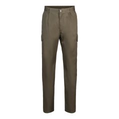   Pantaloni din twill cu mai multe buzunare, Unisex, 2502E12721, Velilla, Poliester, Bumbac, Verde armata, 36